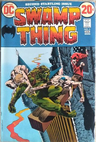Swamp Thing 2 Classic Berni Wrightson Cover 6.  5 Fn,  1st Patchwork Man 1972