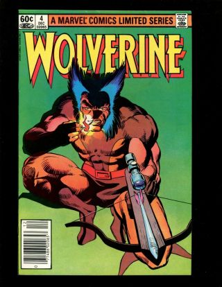Wolverine Limited Series 4 (news) Vf Frank Miller Mariko Yukio The Hand X - Men