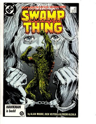 [sold] Swamp Thing 51 Vf/nm Dc Comic Book Alan Moore Batman Superman Flash Aqua