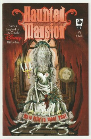 Haunted Mansion 1 2 3 4 5 6 7 Complete Set 2005 Slg Disney Roman Dirge Htf