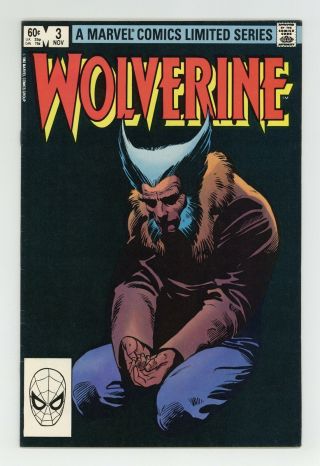 Wolverine (limited Series) 3 1982 Fn 6.  0