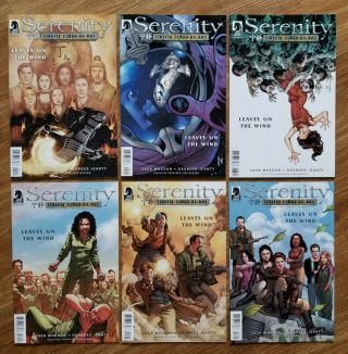 Serenity Leaves On The Wind 1 - 6 B Variant Covers Complete Firefly Class 03 - K64