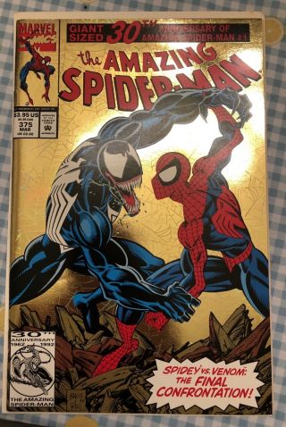 The Spider - Man 375 (Mar 1993,  Marvel) Spidey Vs Venum 2