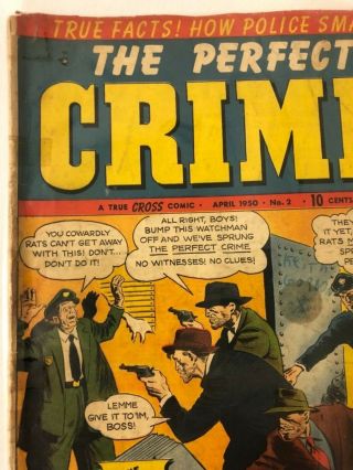 The Perfect Crime 2 1950 Golden Age Comic POWELL ART 3