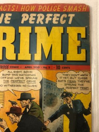 The Perfect Crime 2 1950 Golden Age Comic POWELL ART 4