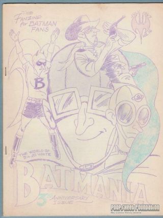 Batmania 16 Comic Fanzine Biljo White Tom Fagan Batusi John Mcgeehan 1967
