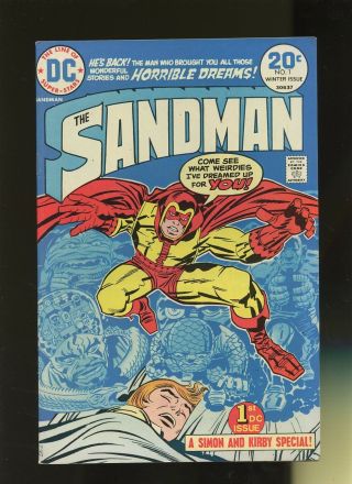 Sandman 1 Fn,  6.  5 (vol.  1) 1 Book Dc,  1st Appearance Of Sandman 1974,  Kirby