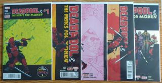 Deadpool & The Mercs For Money 1 - 5 (vol 1) Complete Set First Print,  Nm