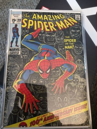 The Spider - Man 100 (1971,  Marvel) Fn,