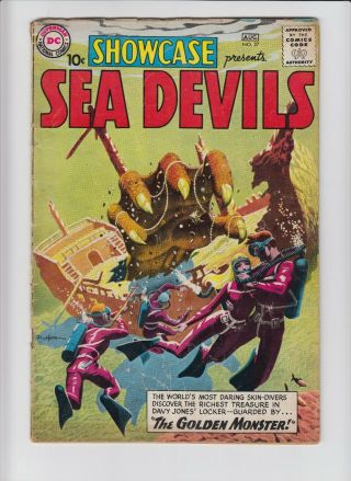 Showcase 27 (dc,  1960) 1st Appearance & Origin Sea Devils Gd,  (2.  5) Key