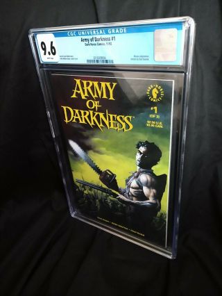 Cgc 9.  6 Army Of Darkness 1 (1992) - Movie Adaptation - White Pages/new Cases