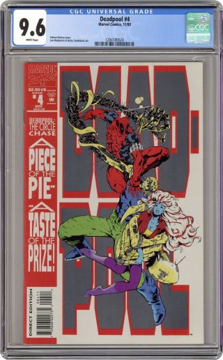 Deadpool The Circle Chase 4 1993 Cgc 9.  6 1284180024