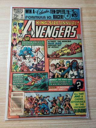Avengers King - Size Annual 10 (1981) Marvel 1st App Rogue & Madelyn Pryor