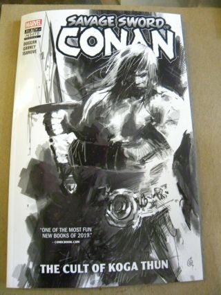 Marvel 2019 Savage Sword Of Conan Vorl 1 The Cult Of Koga Thun Tpb Reg $18