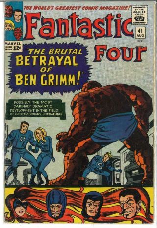 Fantastic Four 41 (versus Frightful Four) 6.  5
