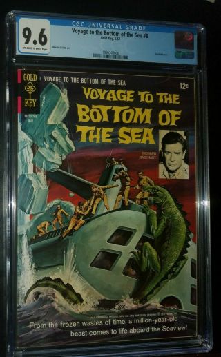 1967 Voyage To The Bottom Of The Sea 8 Gold Key Comics Cgc 9.  6 Nm,
