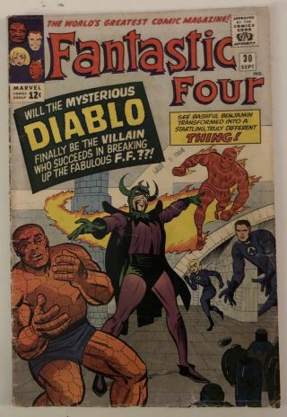 Fantastic Four 30 (sep 1964,  Marvel)