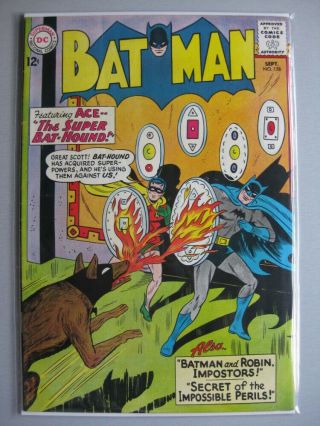Batman 158 With Robin Ace The Bat - Hound & Bat - Mite Sheldon Moldoff