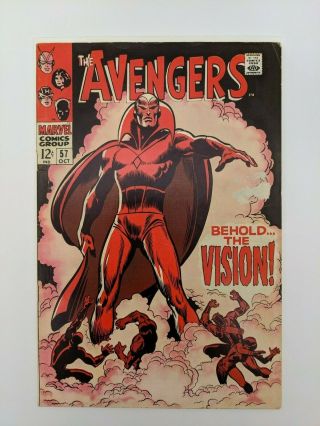 The Avengers 57 - 1st Appearance Of The Vision.  $1 Start,