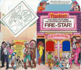 Firestar Giveaway Promo Hardees 3d Theater Mini Comic & Box Nm Promotional