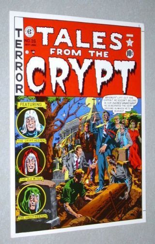 Ec Comics Vintage Tales From The Crypt 26 Cover Art Poster: Wally Wood