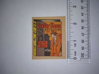 Thrilling Stories Crafty Keen The Detective In The Face Of Death 1950 Premium