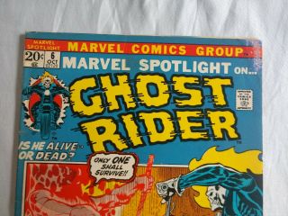 Marvel Spotlight 6 1972 2nd app Ghost Rider Johnny Blaze Origin Retold 2