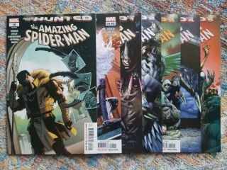 Spider - Man Hunted 16 16.  Hu 17 18 19 20 21 Kraven Far From Home 1st Print
