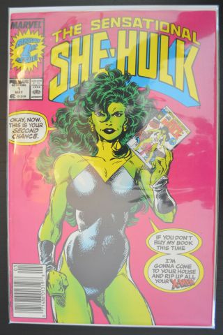 The Sensational She - Hulk 1 (may 1989,  Marvel) Newsstand Edition