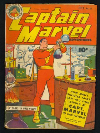 Captain Marvel Adventures 25 - Fawcett (1943) - Shazam - Golden Age