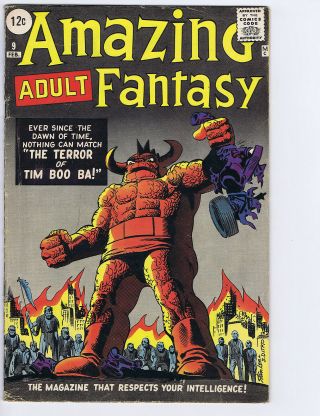 Adult Fantasy 9 (solid) Tim Boo Ba; Ditko; Marvel; 1962 (c 24452)