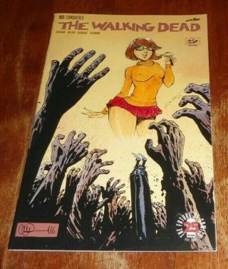 The Walking Dead 163 (2017 Image) " Velma.  Scooby Doo " Sketch Art.