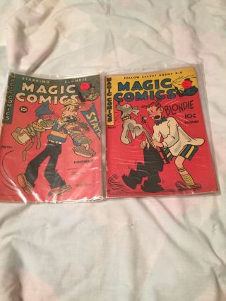 Magic Comics Starring Blondie 97 And 100
