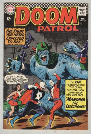 Doom Patrol 109 February 1967 Fn