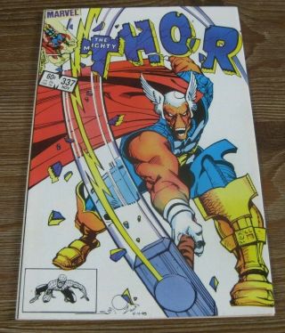 The Mighty Thor 337 Marvel Comics 1983 Beta Ray Bill (1st Appearance) Very Rare