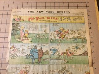 MR TWEE DEEDLE newspaper comic APRIL 23,  1911 LITTLE NEMO - GRUELLE 2