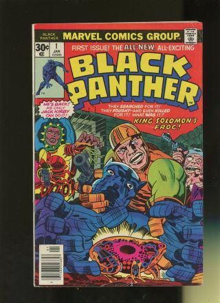 Black Panther 1 Gd/vg 3.  0 1 Book Marvel 1977 1st Issue Vol.  1 Jack Kirby