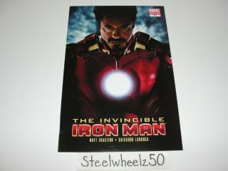 Invincible Iron Man 25 Movie Photo Variant Comic Marvel 2010 Robert Downey Jr