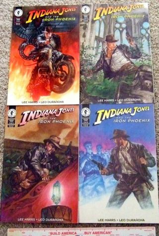 Indiana Jones And The Iron Phoenix 1 - 4 Dark Horse Comics 1991