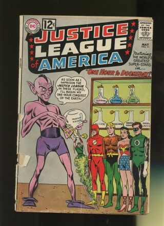 Justice League Of America 11 Gd,  2.  5 1 Book Dc Green Batman Flash 1962