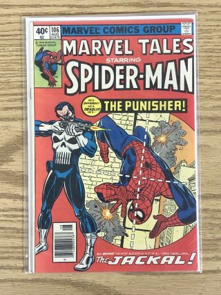 1979 Marvel Tales 106 Spider - Man 129 Nm 1st Punisher Reprint