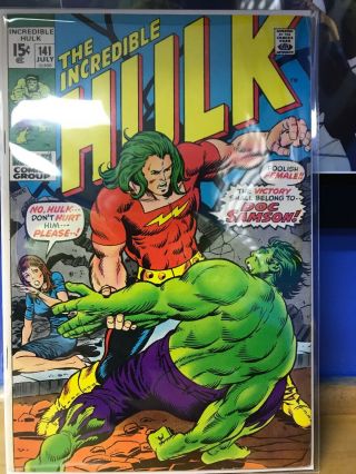 The Incredible Hulk 141 Vf,  First Appearance Of Doc Samson
