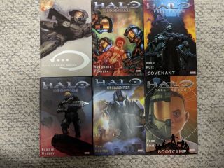 Halo Graphic Novel,  Helljumper,  Uprising,  Bloodlines And Fall Of Reach