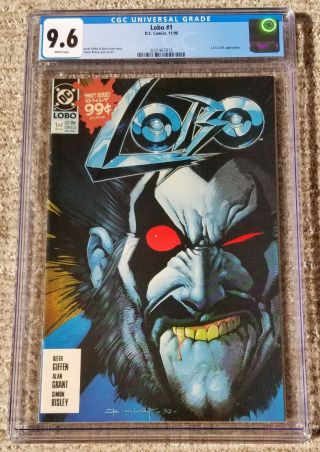 Lobo 1 – D.  C.  Comics 1990 – Cgc 9.  6 Nm,