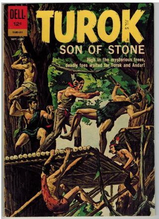 Turok Son Of Stone 29 1962 Dell Early Silver Age