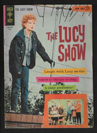 Gold Key The Lucy Show 1 June 1963 Tv Show Lucille Ball & Dezi Arnes I Love Vg,