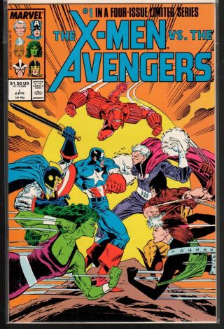 X - Men Vs.  The Avengers 1,  2 Nm - 9.  2 Marvel 1987 2 Issues