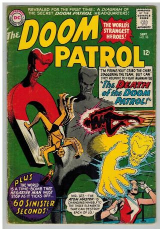 Doom Patrol 98 Good Silver Age September 1965