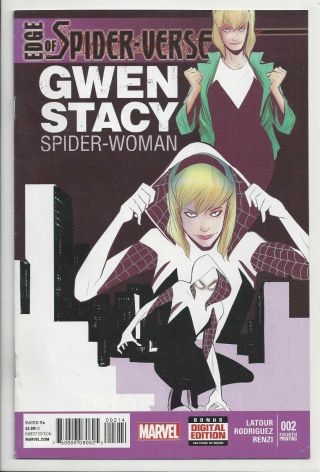 Edge Of Spider - Verse 2 1st Appearance Spider Gwen (4tht Print) 2019 Vf/nm