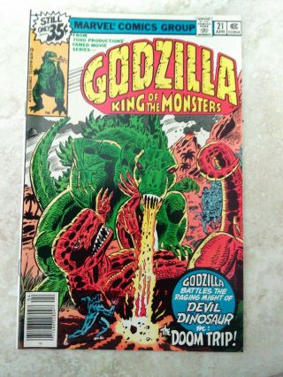 Godzilla King Of The Monsters 21 Marvel Comic